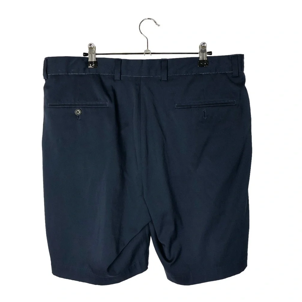 Brooks Brothers Navy‎ Blue Flat Front Chino Shorts 36